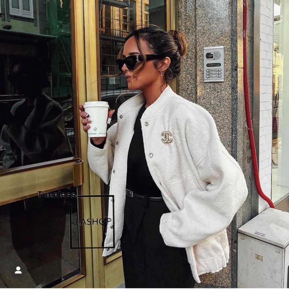 ZARA LONG BOMBER JACKET